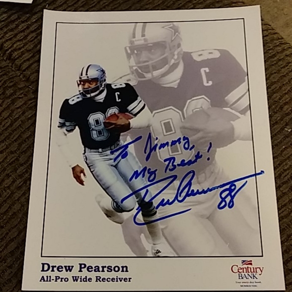 Drew Pearson #88 photo signed Dallas Cowboys - Picture 4 of 5